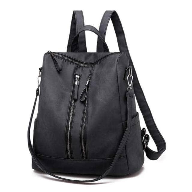 Vintage Women Zipper Backpack