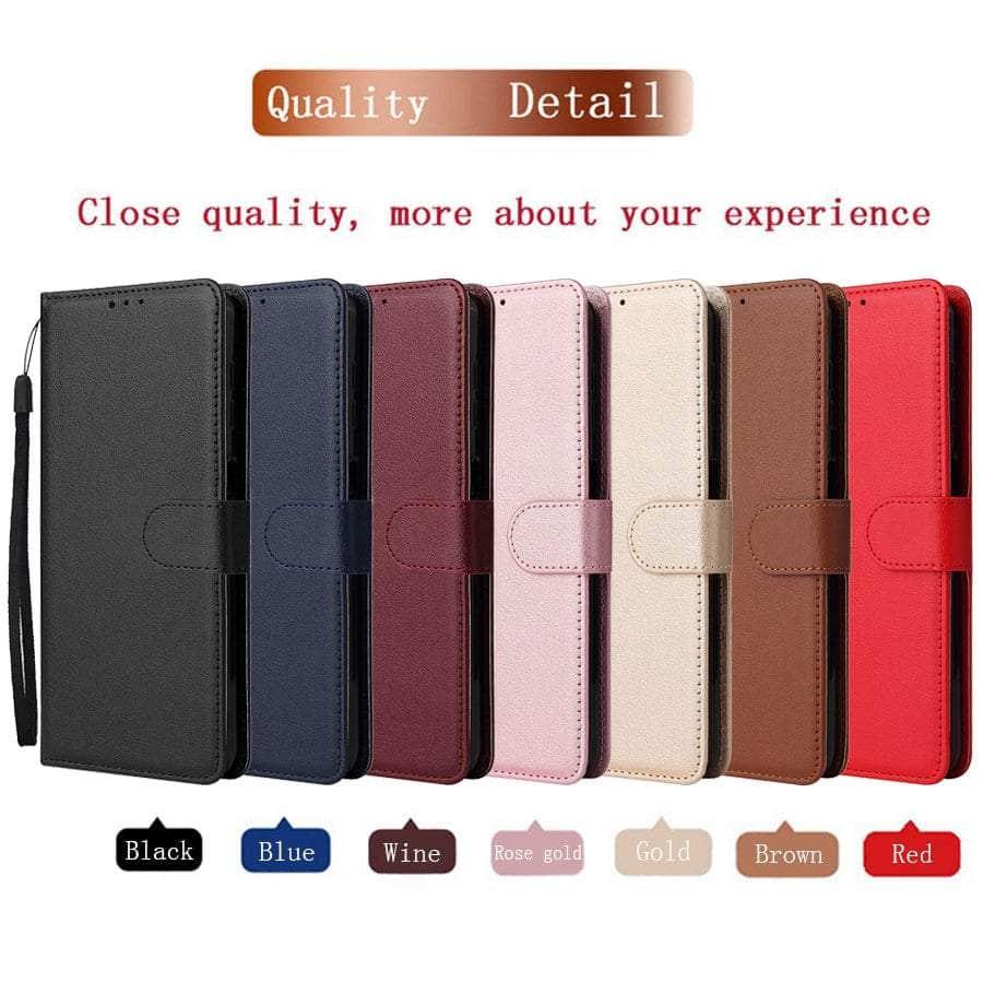 Wallet Flip iPhone SE 2022 Leather Case