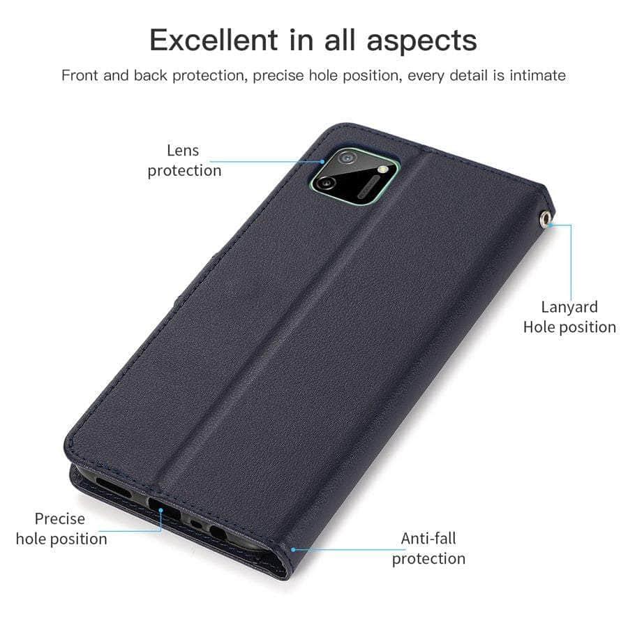 Wallet Flip iPhone SE 2022 Leather Case