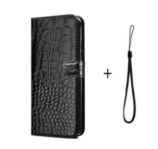 CaseBuddy Australia Casebuddy Galaxy S22 Ultra / KZ Black Wallet Leather Galaxy S22 Ultra Case
