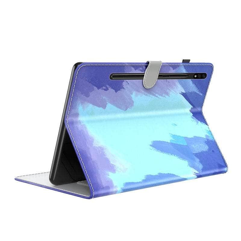 CaseBuddy Australia Casebuddy Watercolor Gradient Galaxy Tab S8 11 X700 Leather Stand Cover