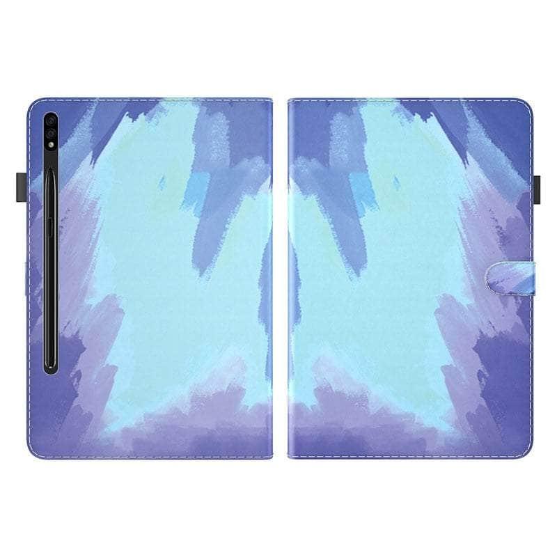CaseBuddy Australia Casebuddy Watercolor Gradient Galaxy Tab S8 11 X700 Leather Stand Cover