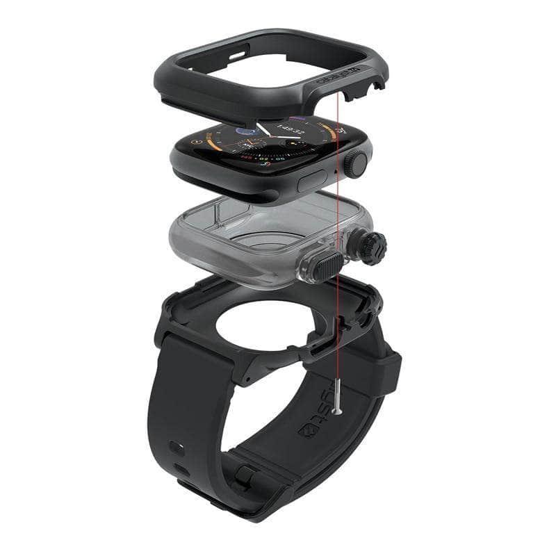 Waterproof Strap Casing Apple Watch 6 5 4 3 2 SE 44/42/40 - CaseBuddy