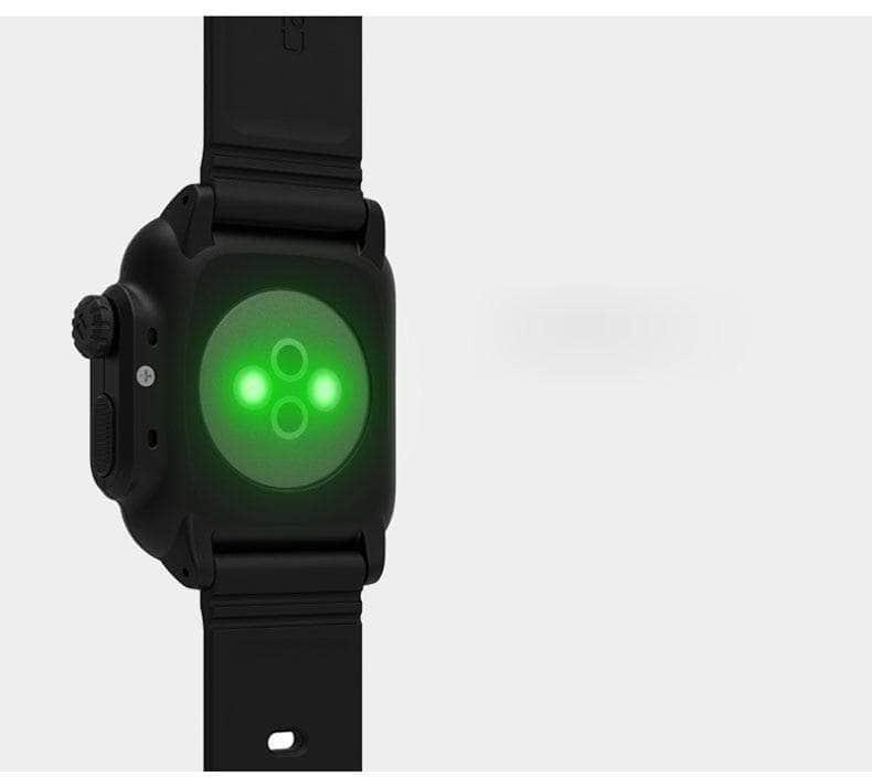 Waterproof Strap Casing Apple Watch 6 5 4 3 2 SE 44/42/40 - CaseBuddy