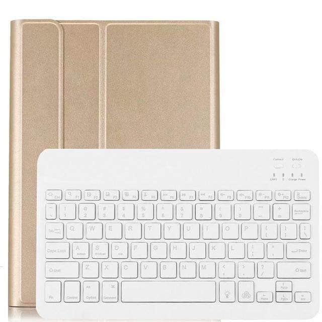 Wireless Bluetooth Keyboard Case Galaxy Tab S6 2019 T865 T860 Smart Case Pencil Holder - CaseBuddy
