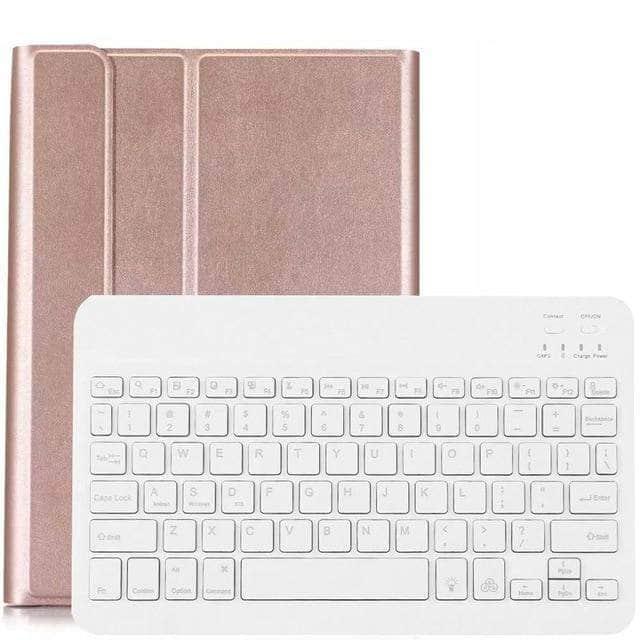 Wireless Bluetooth Keyboard Case Galaxy Tab S6 2019 T865 T860 Smart Case Pencil Holder - CaseBuddy