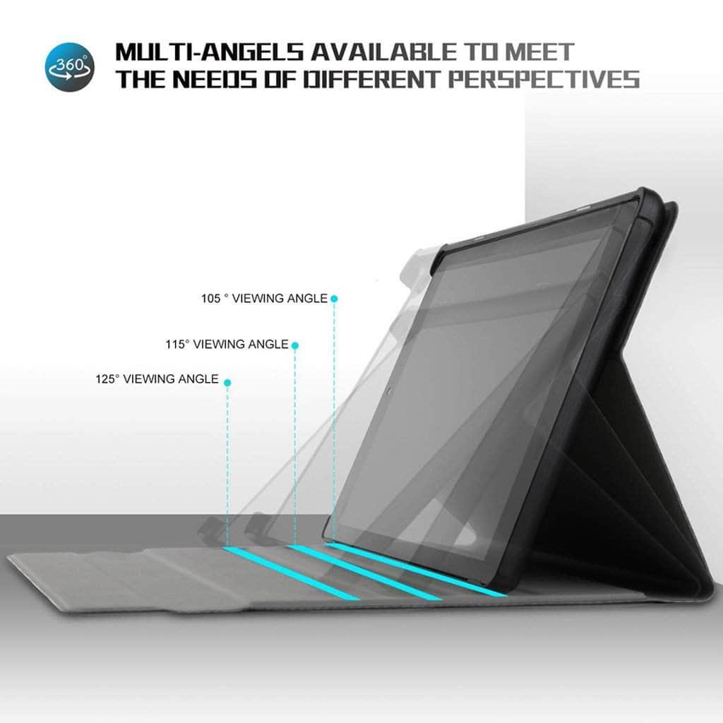 Wireless Bluetooth Keyboard Case Galaxy Tab S6 2019 T865 T860 Smart Case Pencil Holder - CaseBuddy