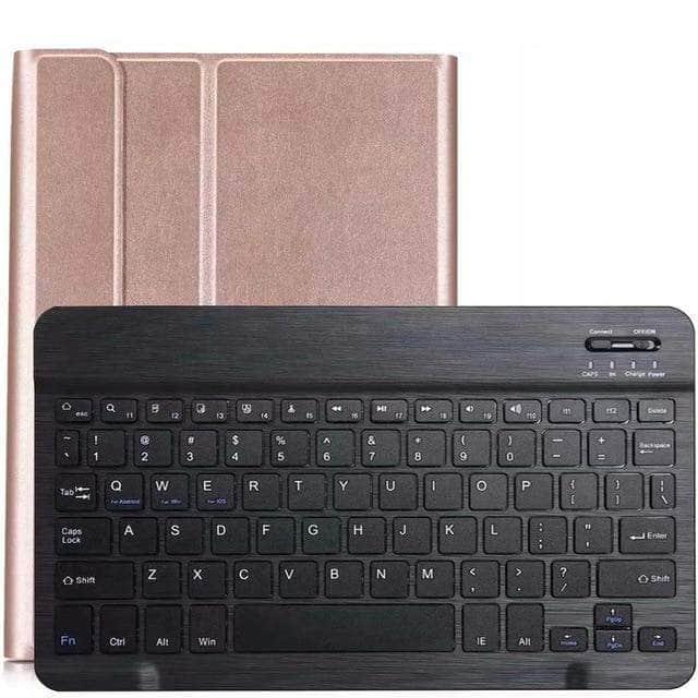 Wireless Bluetooth Keyboard Case Galaxy Tab S6 2019 T865 T860 Smart Case Pencil Holder - CaseBuddy