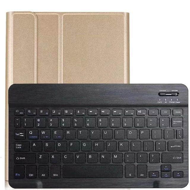 Wireless Bluetooth Keyboard Case Galaxy Tab S6 2019 T865 T860 Smart Case Pencil Holder - CaseBuddy
