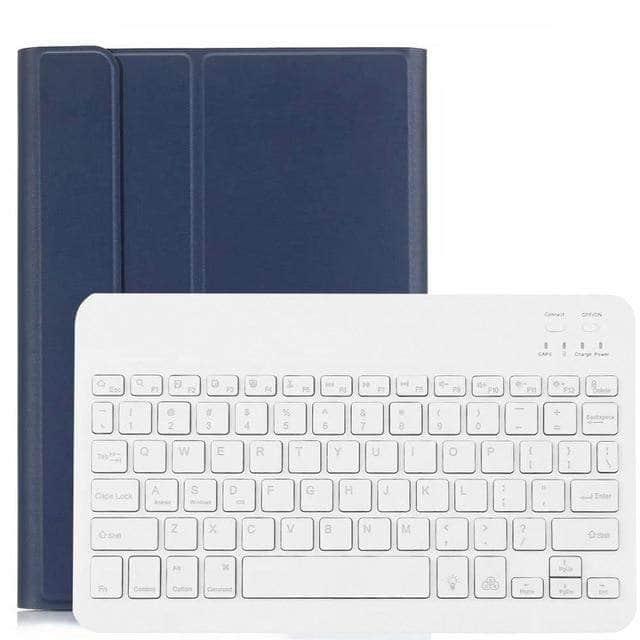Wireless Bluetooth Keyboard Case Galaxy Tab S6 2019 T865 T860 Smart Case Pencil Holder - CaseBuddy