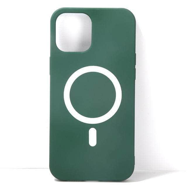 CaseBuddy Australia Casebuddy For iPhone 12 Mini / green Wireless Charging iPhone 12 Pro Magsafe Magnetic Case