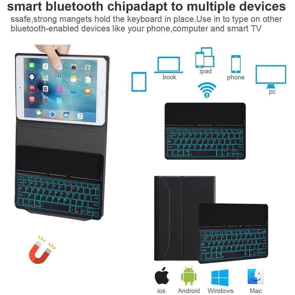 Wireless Keyboard Case iPad 10.2 2019/2020 (iPad 7/8) Backlit - CaseBuddy