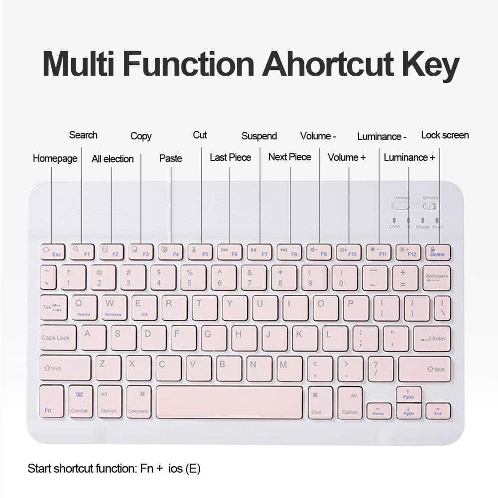 CaseBuddy Australia Casebuddy Wireless Keyboard Galaxy Tab A7 Lite 2021 T220 T225 Cover