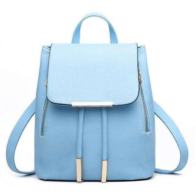 Women Backpack High Quality Leather Look Herald Fashion - CaseBuddy