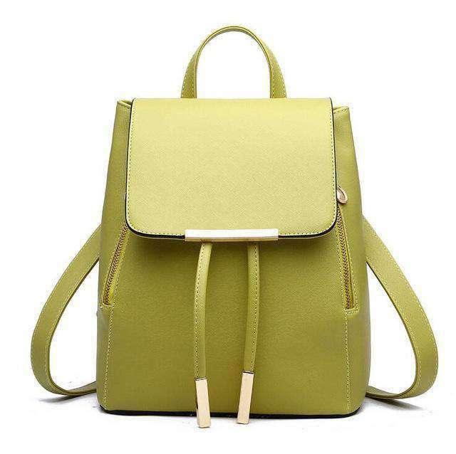Women Backpack High Quality Leather Look Herald Fashion - CaseBuddy