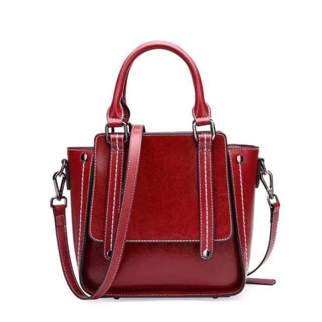 Women Totes Bag Patent Leather Look Messenger - CaseBuddy
