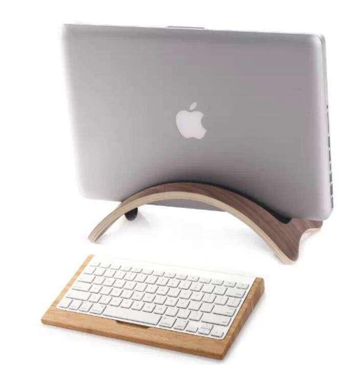Wooden Arced Macbook Desk Stand - CaseBuddy Australia