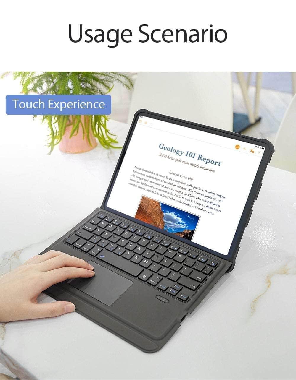 CaseBuddy Australia Casebuddy Backlit iPad 9 10.2 / English Keyboard Xumu iPad 9 10.2 Backlight Detachable Magic Keyboard Case
