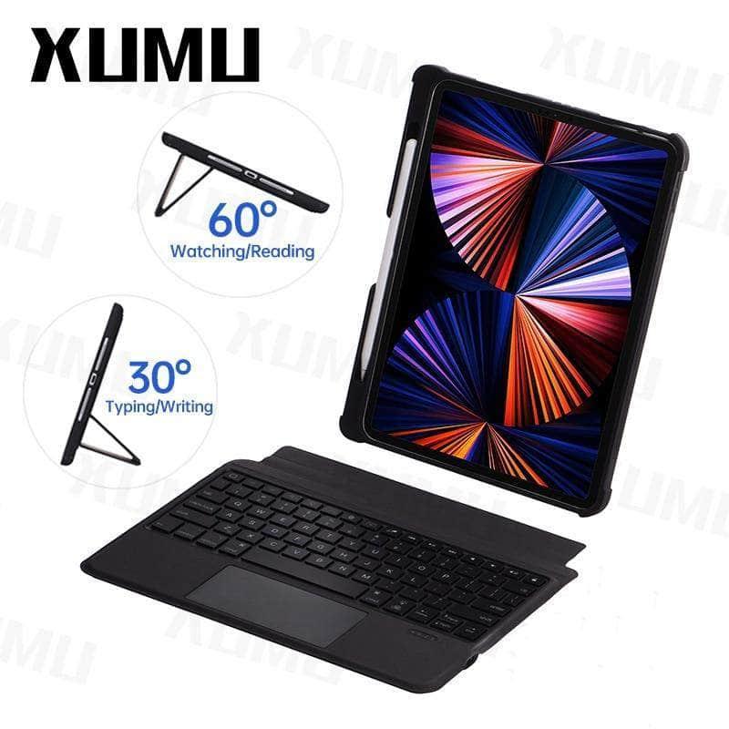 CaseBuddy Australia Casebuddy Backlit iPad 9 10.2 / English Keyboard Xumu iPad 9 10.2 Backlight Detachable Magic Keyboard Case