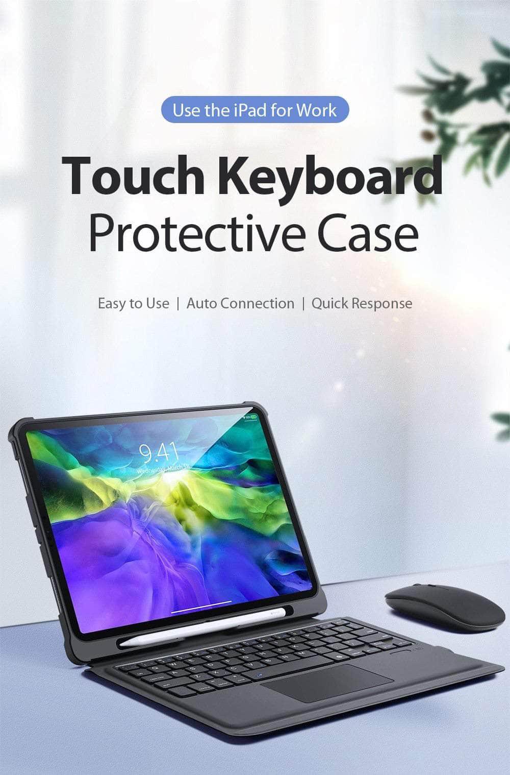 CaseBuddy Australia Casebuddy Backlit iPad 9 10.2 / English Keyboard Xumu iPad 9 10.2 Backlight Detachable Magic Keyboard Case