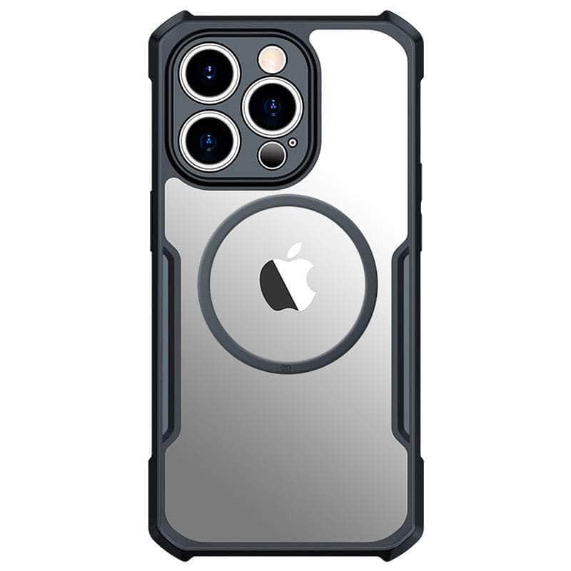 Casebuddy Black Clear / iPhone 14 Xundd iPhone 14 Magnetic Airbags Shockproof Shell