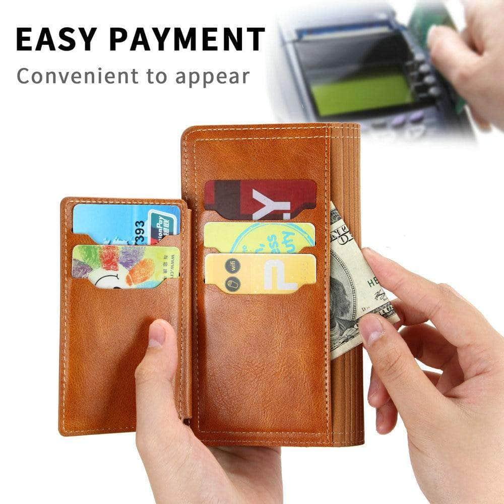 CaseBuddy Australia Casebuddy Zipper Leather Card Slot Flip Galaxy S21 Case